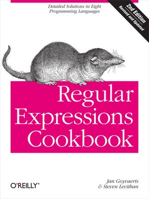 cover image of Regular Expressions Cookbook